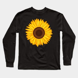Sunny Sunflower Long Sleeve T-Shirt